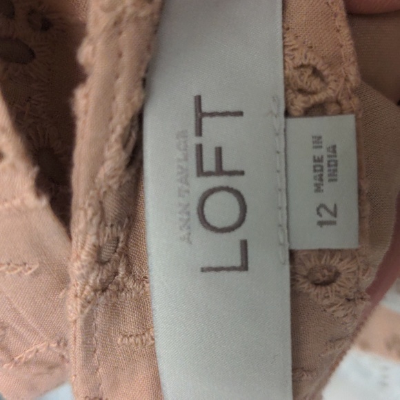 Ann Taylor LOFT, eyelet dress, size 12. - Picture 6 of 14